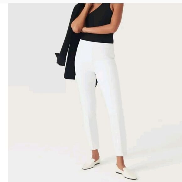 SPANX Women's Classic White shapewear SlimStraight Pants - Picture 1 of 10